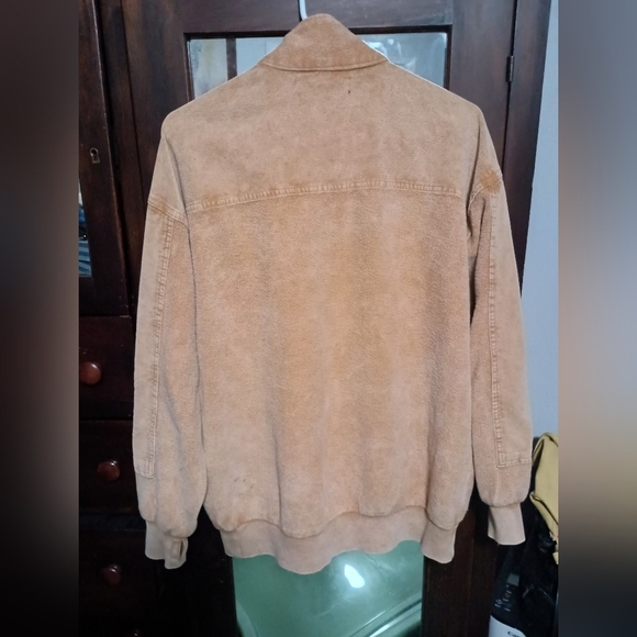 Forever 21 Terry and Distressed Modern Diver Jacket Size Medium - Picture 3 of 7